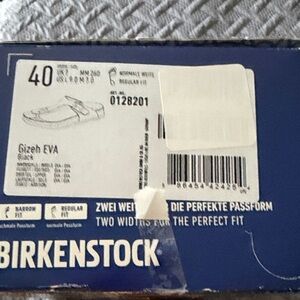 Birkenstock Gizeh EVA Black Sandals